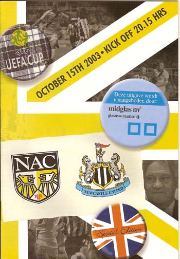 NAC Breda v Newcastle United FC